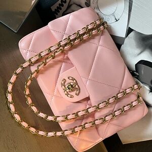 FAB Pink Soft Leather Women's Bag